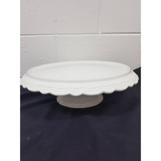 Cake Stand - With Lace Lip 32cm